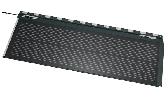 Productafbeelding van de PREFA solar-dakpan met PV-kabel