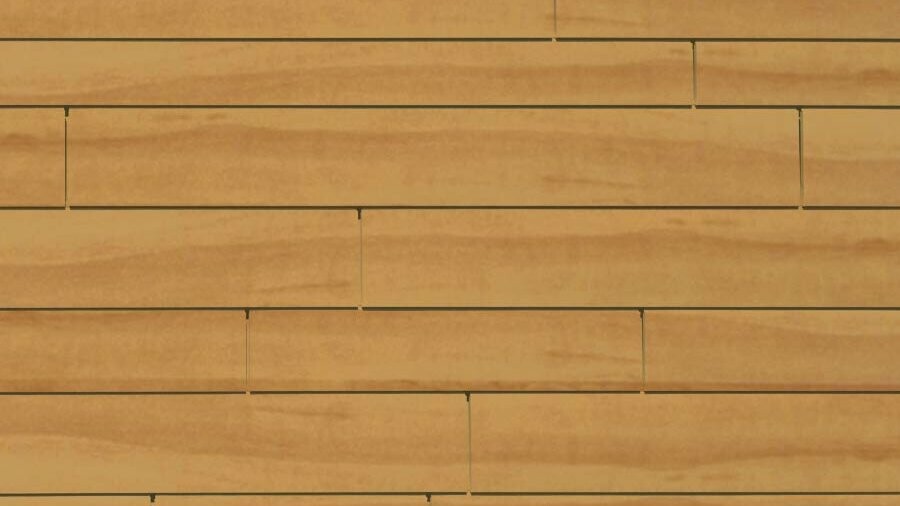 PREFA gevelbekleding van aluminium panelen in houtlook eiken naturel – sidings in houtlook eiken naturel