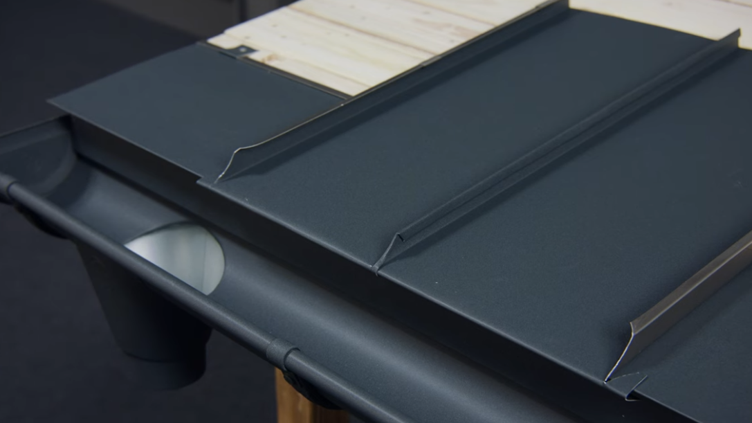 PREFALZ Doppelstehfalz Traufabschluss