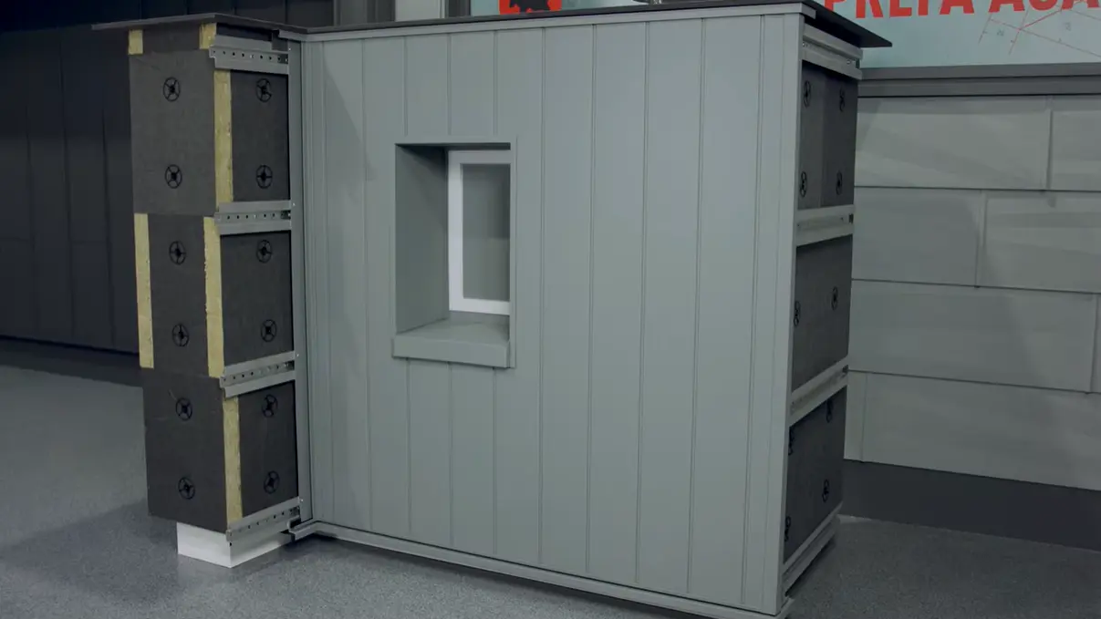 Fassade Siding vertikal