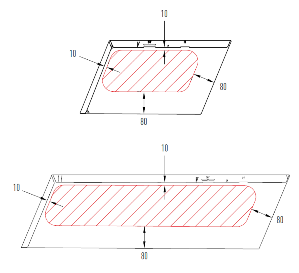 De afbeelding toont het montagebereik van de gevelschindel en gevelschindel XL.