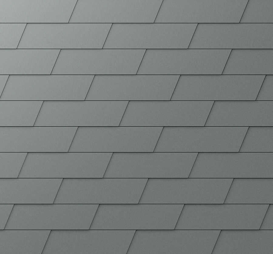 Producten PREFA Gevelsystemen Gevelschindel XL 07 P.10 lichtgrijs P.10