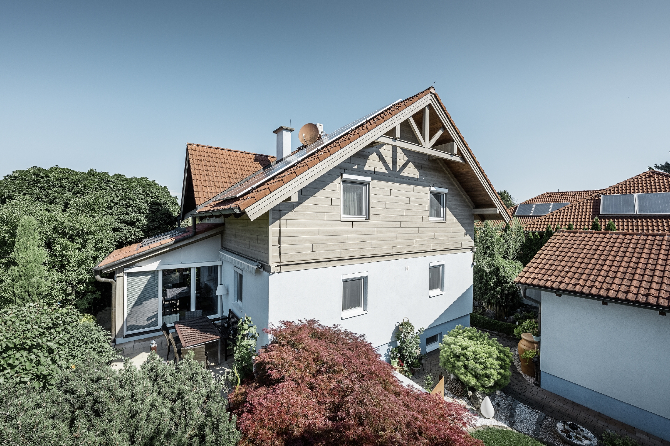 Referentieobjecten PREFA Gevelsystemen Siding 39 eiken grijs