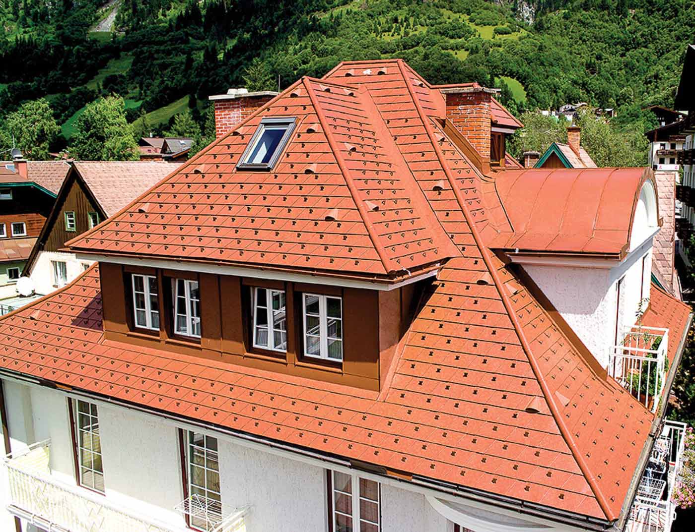 Referentieobjecten PREFA Daksystemen Dakschindel 04 P.10 baksteenrood