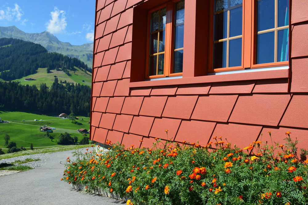 Referentieobjecten PREFA Gevelsystemen Gevelschindel 04 P.10 baksteenrood